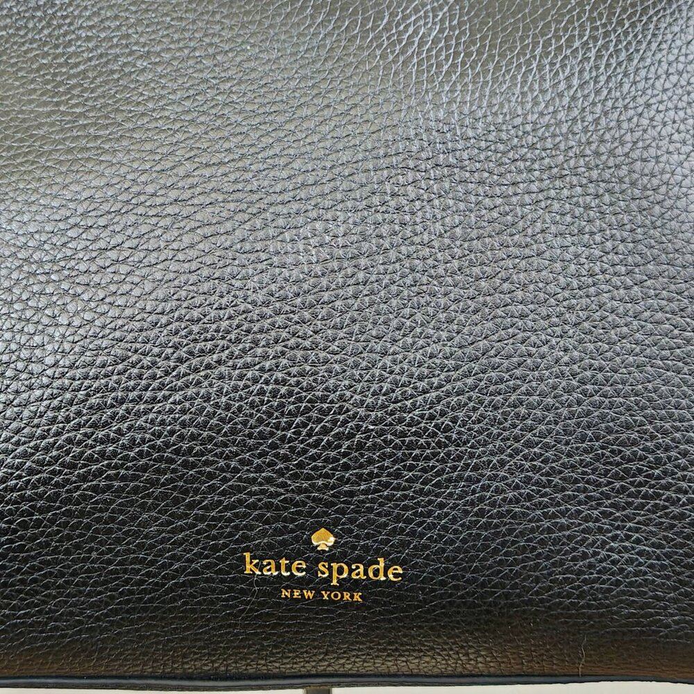 KATE SPADE Gorgeous Pebble Leather Slouchy Convertible Hobo Bag - Picture 12 of 13